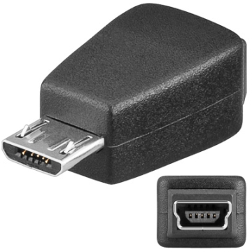 EWENT ADATTATORE USB MINI B FEMMINA / USB MICRO B MASCHIO CC-100515-000-N-B