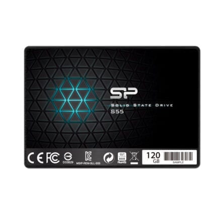 SILICON POWER SOLID STATE DRIVE SSD 120GB S55 SLIM SERIES SATA-III  550/420MBS SP120GBSS3S55S25