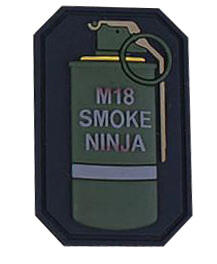EMERSON PATCH IN PVC M18 SMOKE NINJA EM5525C