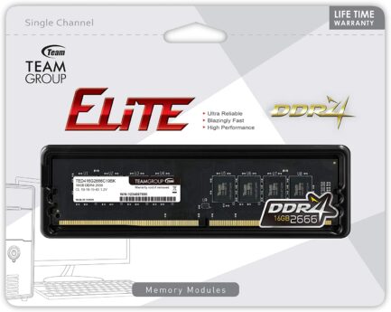 TEAM GROUP ELITE RAM DDR4 16GB 2666MHz  PC4-25600 TED416G2666C1901