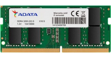 ADATA RAM SO-DDR4 8GB 3200MHZ PC4-25600 AD4S320088G22-SGN