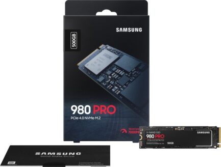 SAMSUNG SOLID STATE DRIVE SSD 500GB EVO 980 PRO M.2 PCIe 4.0 NVMe MZ-V8P500BW