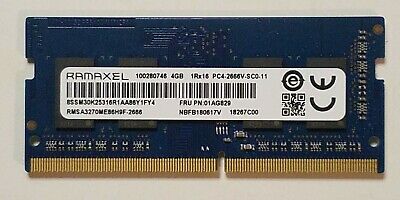 RAMAXEL RAM SO-DDR4 4GB PC4-25600 3200MHZ RMSA3310MJ86H9F