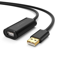 UGREEN Cavo USB 2.0 con Chipset 10m (Black)