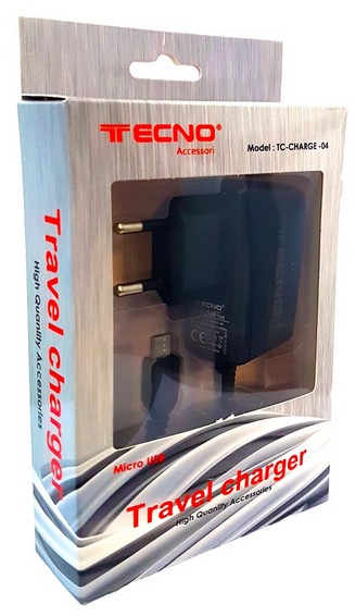 TECNO CARICATORE AC/LIGHTNING USB 5P 5V 2A TC-CHARGE -05