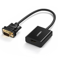 UGREEN Adattatore VGA a HDMI con porta di carica Micro USB