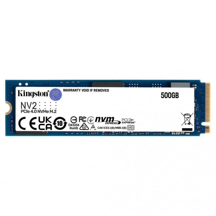 KINGSTON SOLID STATE DRIVE SSD 500GB M.2 NVME PCIe 4.0 SNV2S/500G