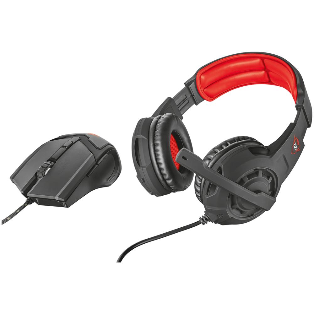 TRUST CUFFIE CON MICROFONO + MOUSE GAMING GXT784 21472