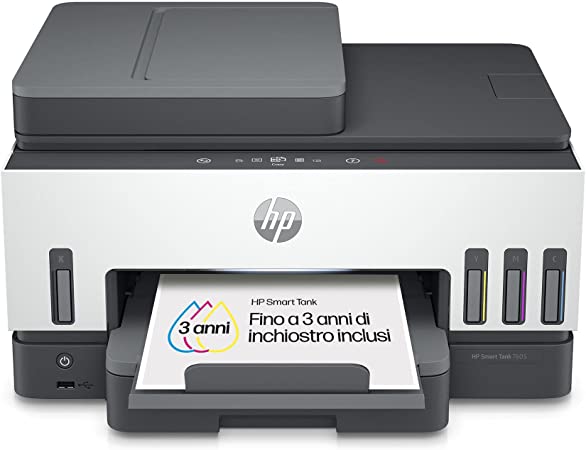 HP MULTIFUNZIONE FAX INK-JET SMART TANK 7605 DUPLEX WIFI 28C02A